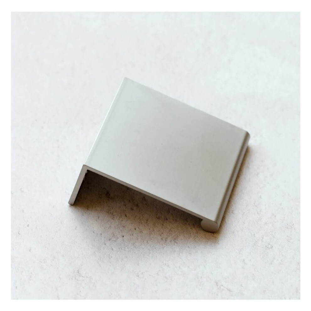 32Mm Matt Nickel Kitchen Cabinet Profile Trim Lip Handle 5060796701029