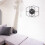 Acctim Acctim Addison Matt Black Hexagonal Wall Clock with Gold Hands 2