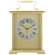 Acctim Althorp Radio Controlled Gold Quartz Carriage Clock 77158