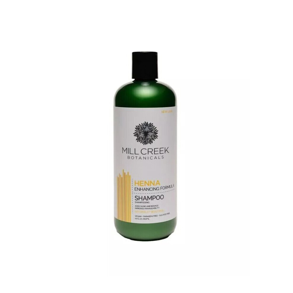Mill Creek Botanicals Enhancing Formula Henna Shampoo 414 mL