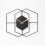 Acctim Acctim Addison Matt Black Hexagonal Wall Clock with Gold Hands 3