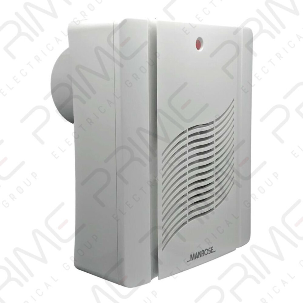 Manrose Lm200h Centrifugal Low Energy Extractor Fan Humidistat /Timer