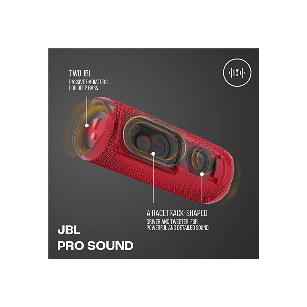 JBL Flip 6 Portable Bluetooth Portable outlet Speaker System - Red new