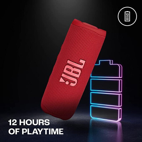 JBL (red) JBL Flip 6 Portable Bluetooth Speaker with 2-way speaker system 2
