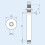 NES Home Modern Round 150 mm Matte Black Ceiling Shower Arm 2