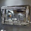 Large 3D Shaped Crushed Diamond Filled Wall Mirror 120cm 1