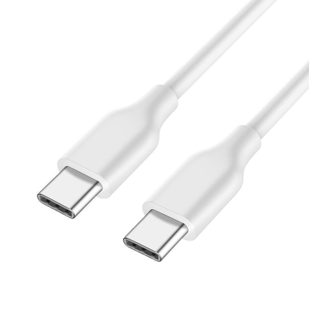 (Samsung Galaxy A41, 2M) For Samsung Smartphones USB C to USB C Dual Type C Fast Charge Cable Lead