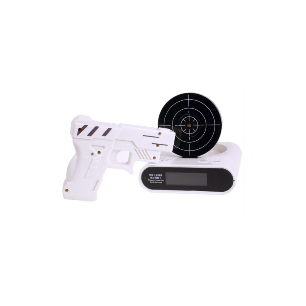 LCD Laser Gun Shooting Target Wake UP Alarm