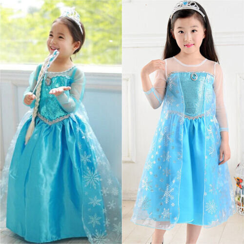 New Elsa Dress Girls Party - Online Furniture Store - My Aashis