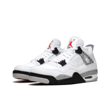 (UK11) Air Jordan 4 Retro White Cement Men's AJ4