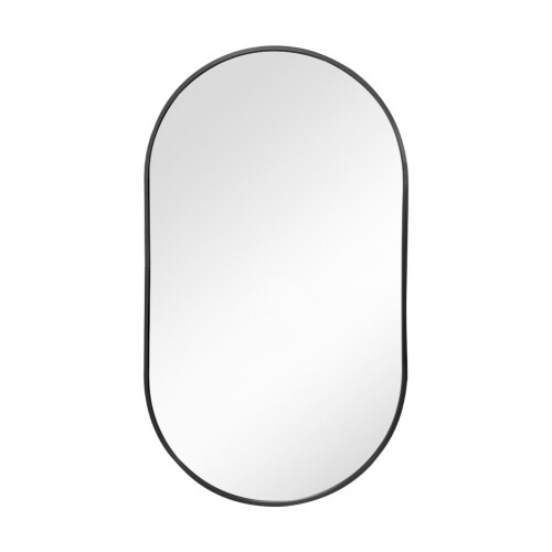 Living And Home Modern Oval Frame Bathroom Wall Mirror 2
