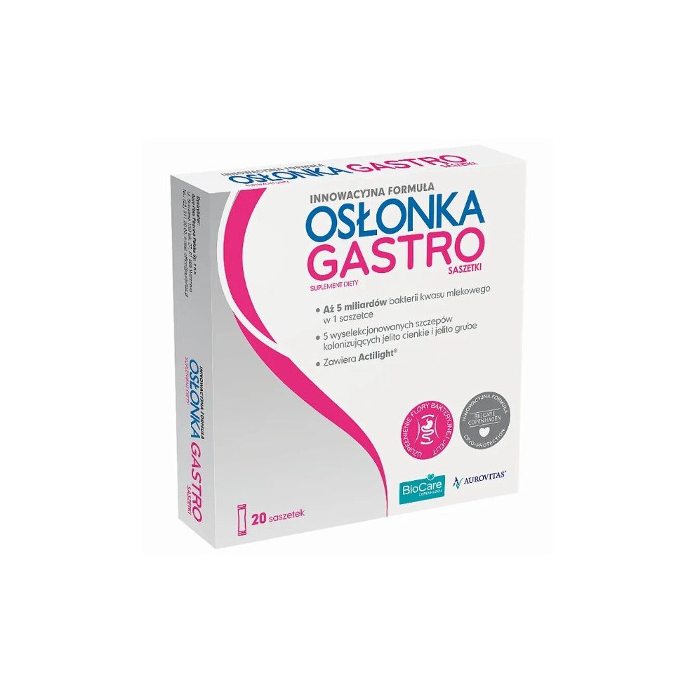 Aurovitas Pharma Gastro Casing, Oslonka Gastro 20 Sachets