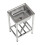 Living And Home Stainless Steel Commercial Sink with Shelf 3