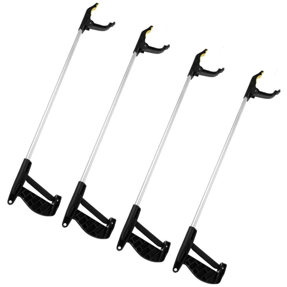 4 Pack Lightweight Litter Grabber Stick with Magnetic Head
