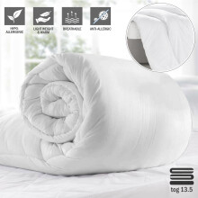 (King) Hot Winter Warm Duvet 13.5 Tog Non Allergenic Hollowfiber Duvet Quilt Bedding Tog