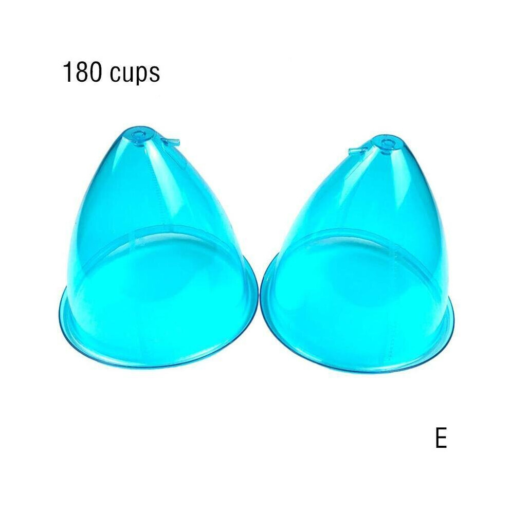 (  180 Extra Large) Breast Enhancer Vacuum Cups 70-180ml Lifting Cupping for Vacuum Therapy Machine