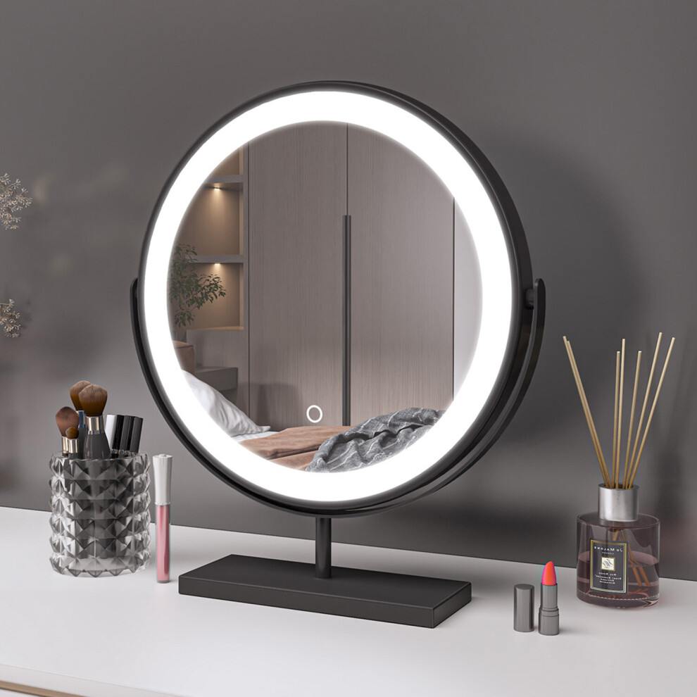 Led Light Hollywood Makeup Mirror Dimmable 3 Color Light Touch Switch