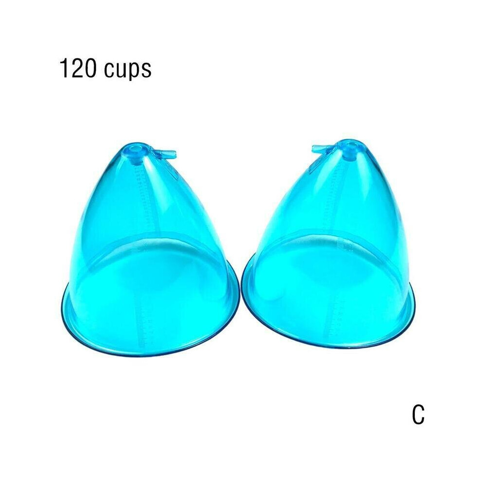Skesrjtop ( 120 Medium) Breast Enhancer Vacuum Cups 70-180Ml Lifting Cupping For Vacuum Therapy Machine