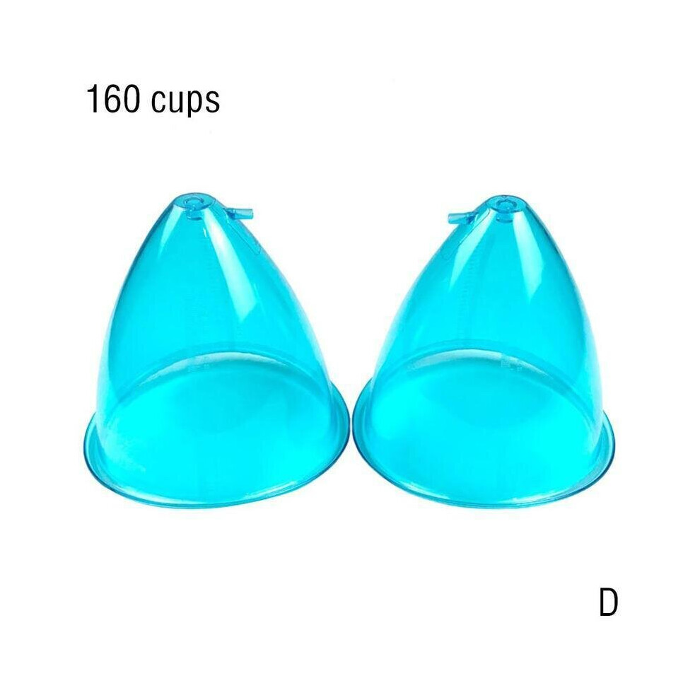 (  160 Large) Breast Enhancer Vacuum Cups 70-180ml Lifting Cupping for Vacuum Therapy Machine