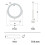 AICA Led Light Hollywood Makeup Mirror Dimmable 3 Color Light Vanity Mirror 9