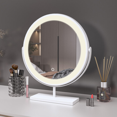 AICA Led Light Hollywood Makeup Mirror Dimmable 3 Color Light Vanity Mirror 2