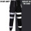 (XL, Black) Mens High Visibility Safe Work Reflective Trousers 4