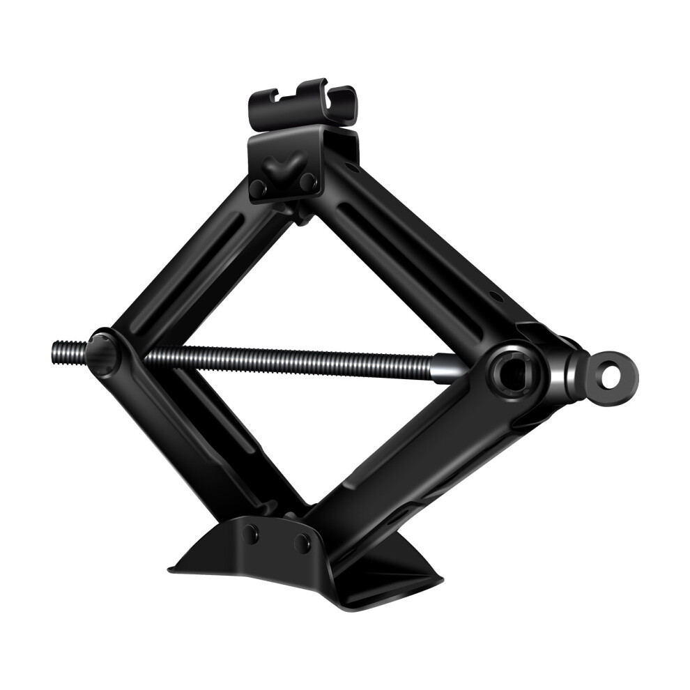 2Ton (4000lb) Scissor Jack Steel Universal Stabilizer leveling Repair Tool Rust-resistant for Car Truck vehicles-image-OPC-PBPDVMX-NEW