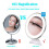 Makeup Mirror 10x Magnifying Mirrors 14 Led Lighted Touch Screen 2