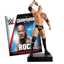WWE Championship Collection | The Rock with Magazine by Eaglemoss Hero Collector