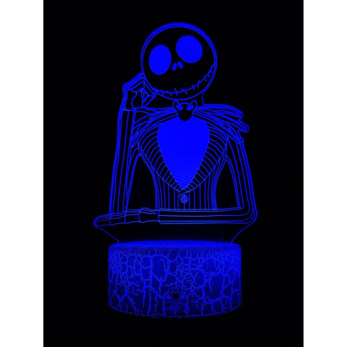(Nightmare Before Christmas) 3D Optical Illusion LED Night Light for Kids 1
