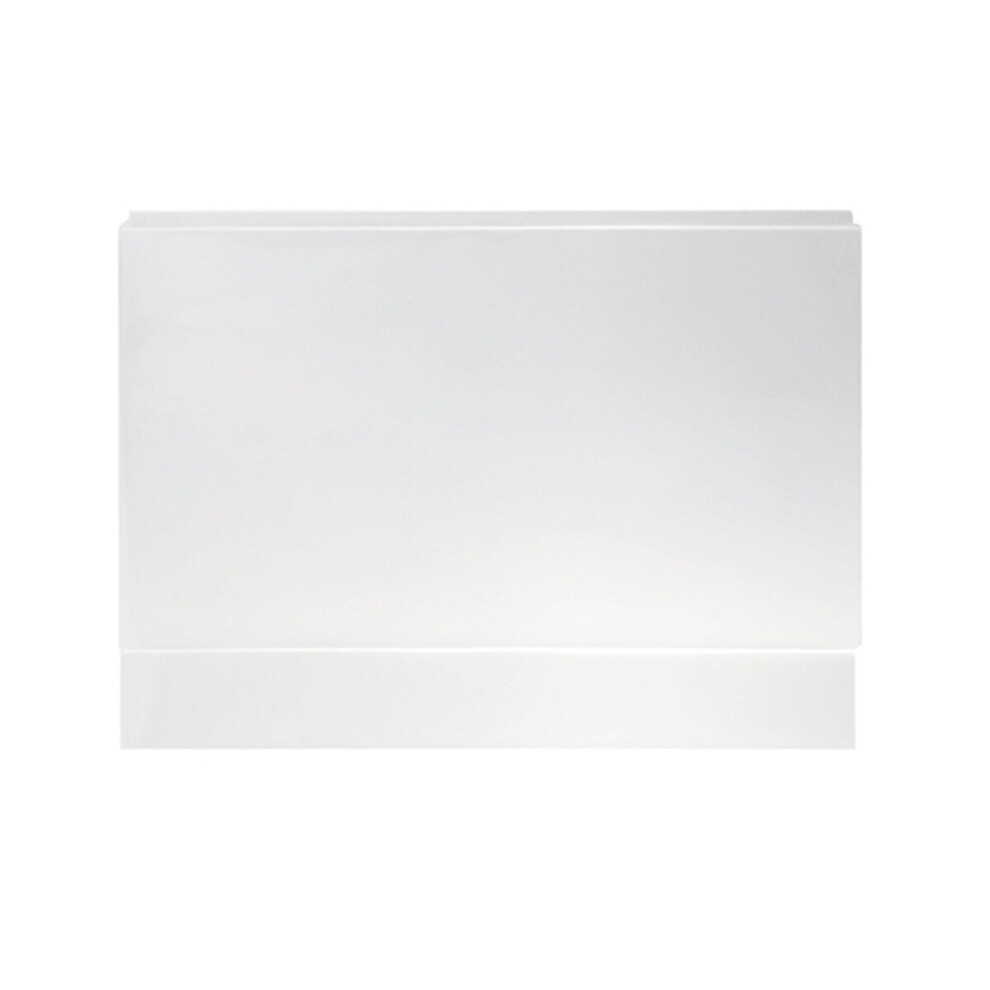 Bathroom High Gloss White Modern Acrylic End Bath Panel Cut to Size 800 x 510mm