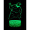 (Nightmare Before Christmas) 3D Optical Illusion LED Night Light for Kids 4