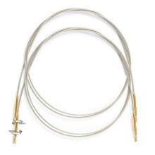 Lantern Moon Swivel Cords 13" (20" W/Tips)-Stainless Steel W/Gold Plated Connectors LM350602