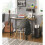 Rustic Computer Desk Small Vintage Industrial Writing Table Metal Office Workstation 2