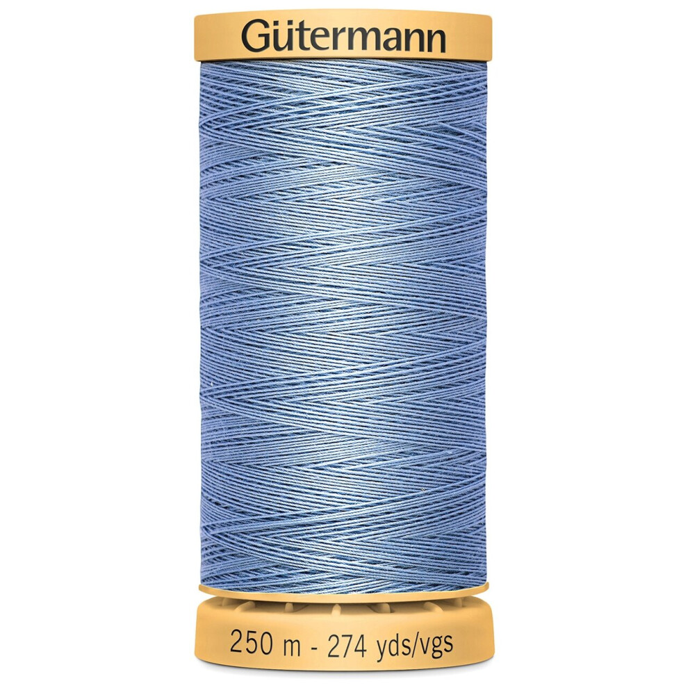 Gutermann Natural Cotton Thread 273yd-Airway Blue -251C-7310