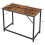 Rustic Computer Desk Small Vintage Industrial Writing Table Metal Office Workstation 6
