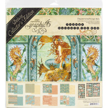 GRAPHIC 45 Deluxe Collector's Edition Pack 12""""X12"""" - Reise unter dem Meer, mehrfarbig
