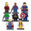 8 Pcs Marvel Avengers Super Hero Comic Mini Figures Dc Minifigure Gift Fits Lego 3