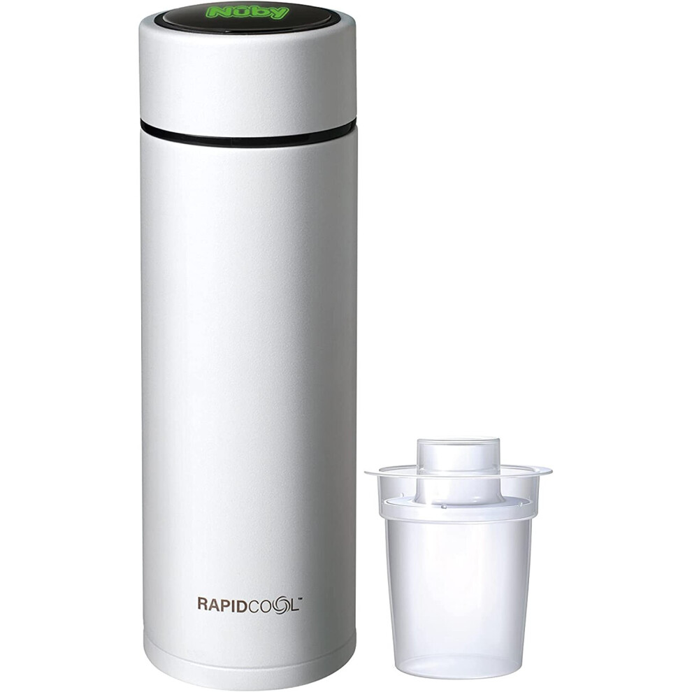 Nuby RapidCool Portable Baby Bottle Maker, Prepare A Formula Feed in Just 2 Minutes, Ideal for Travel Bottles and Night Feeds. Includes Milk Powder
