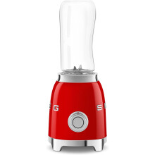 Smeg PBF01RDUK Retro 50s Style Personal Blender, 2 Speed Settings, 600ml, 300W, Red