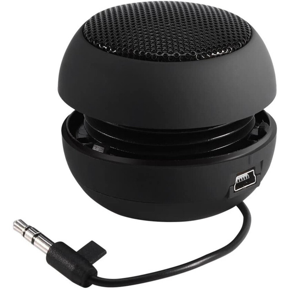 Mini Portable Travel Loud Speaker With 3.5Mm Audio Cable Low Voltage Built-In Battery Retractable Speaker For Ipod 4761673215240