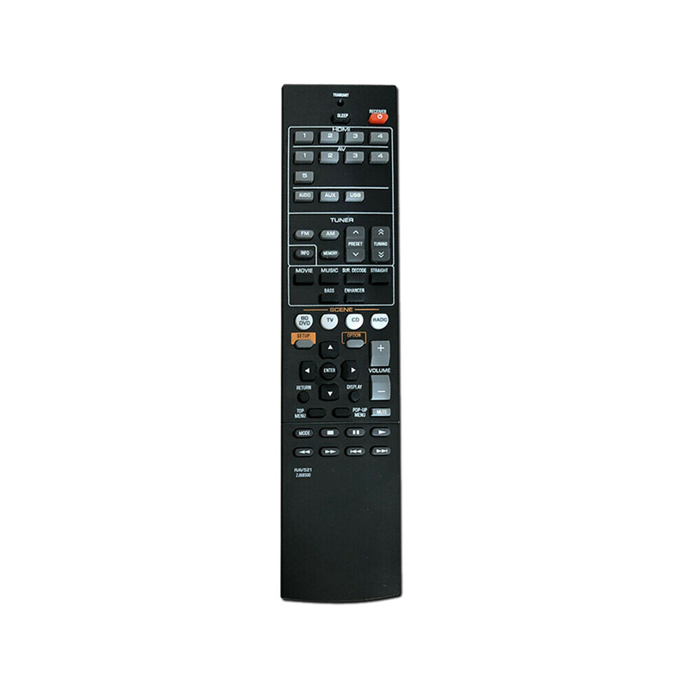 Rav521 Remote Control Replacement For Yamaha Zj66500 Rx-V377 Yht-4910U Rx-V377 Mt-79955 Audio Video Receiver 4761673217152