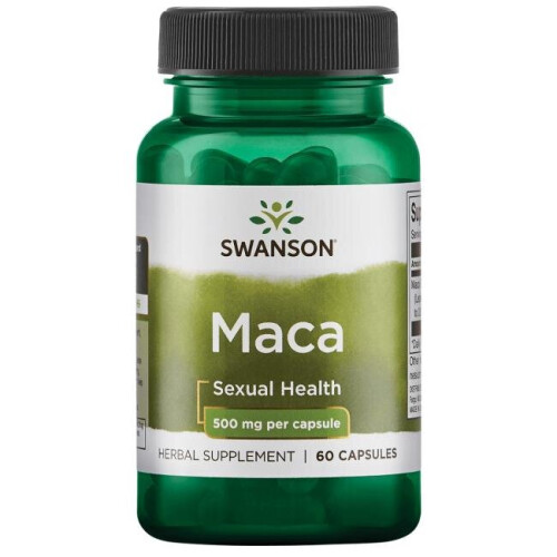 Swanson  Maca Extract, 500mg - 60 caps