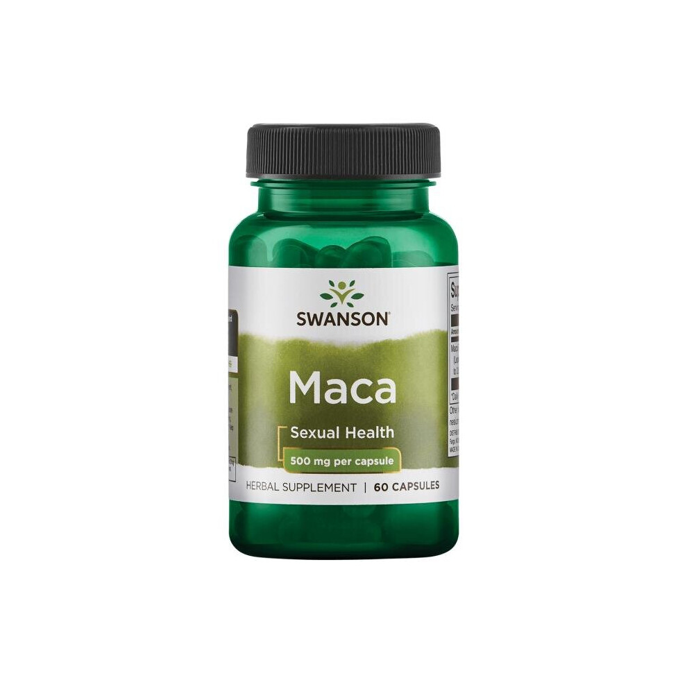 Swanson Maca Extract, - 60 Caps 500Mg