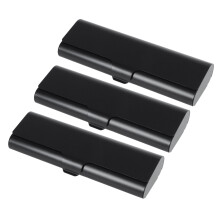 3X Slim Matte Hard Metal Spectacles Case Reading Glasses Eyeglasses Case Protection Case Black