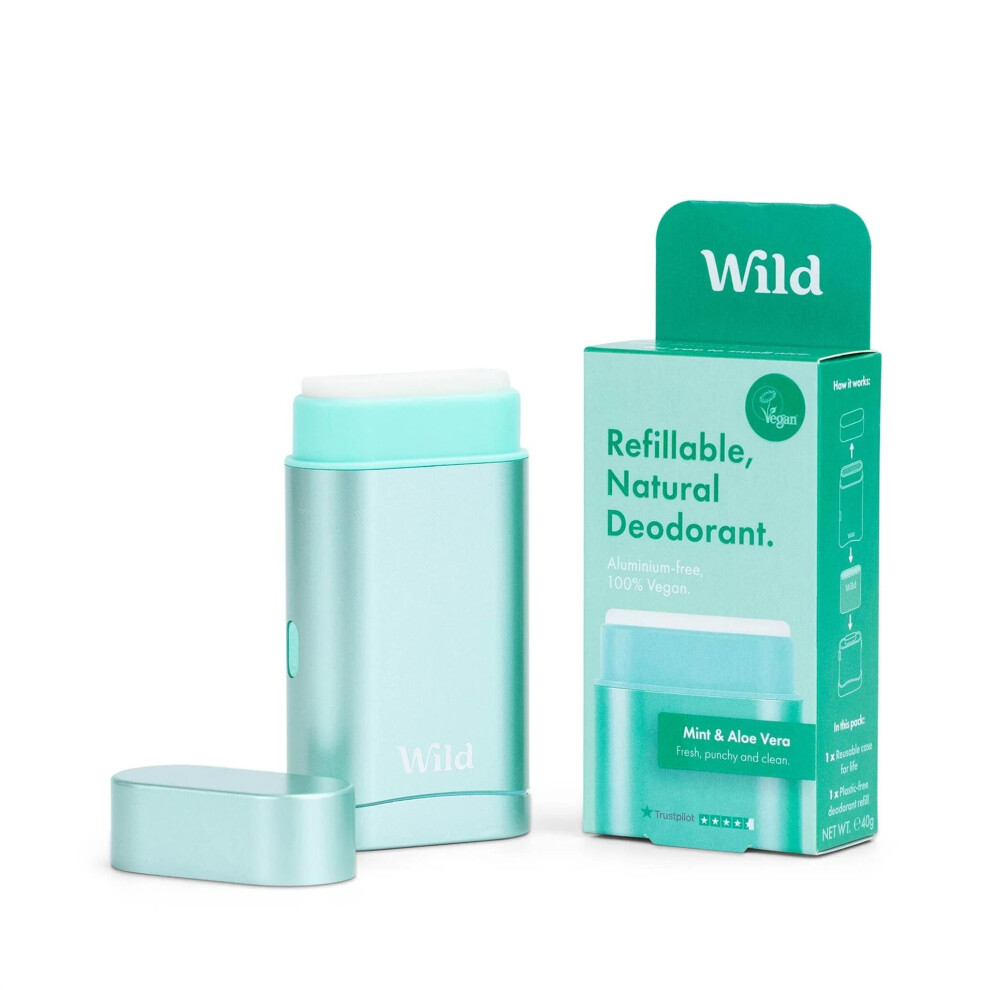 Wild Aqua Case + Mint & Aloe 40g (Pack Of 8)