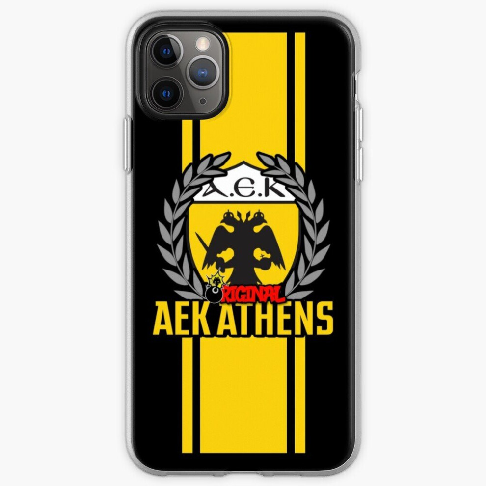 Photos - Case Phone  AEK Athens for iPhone Samsung 14 13 12 11 Plus Pro Max Galaxy S23 S22 Ultra Note 20 10