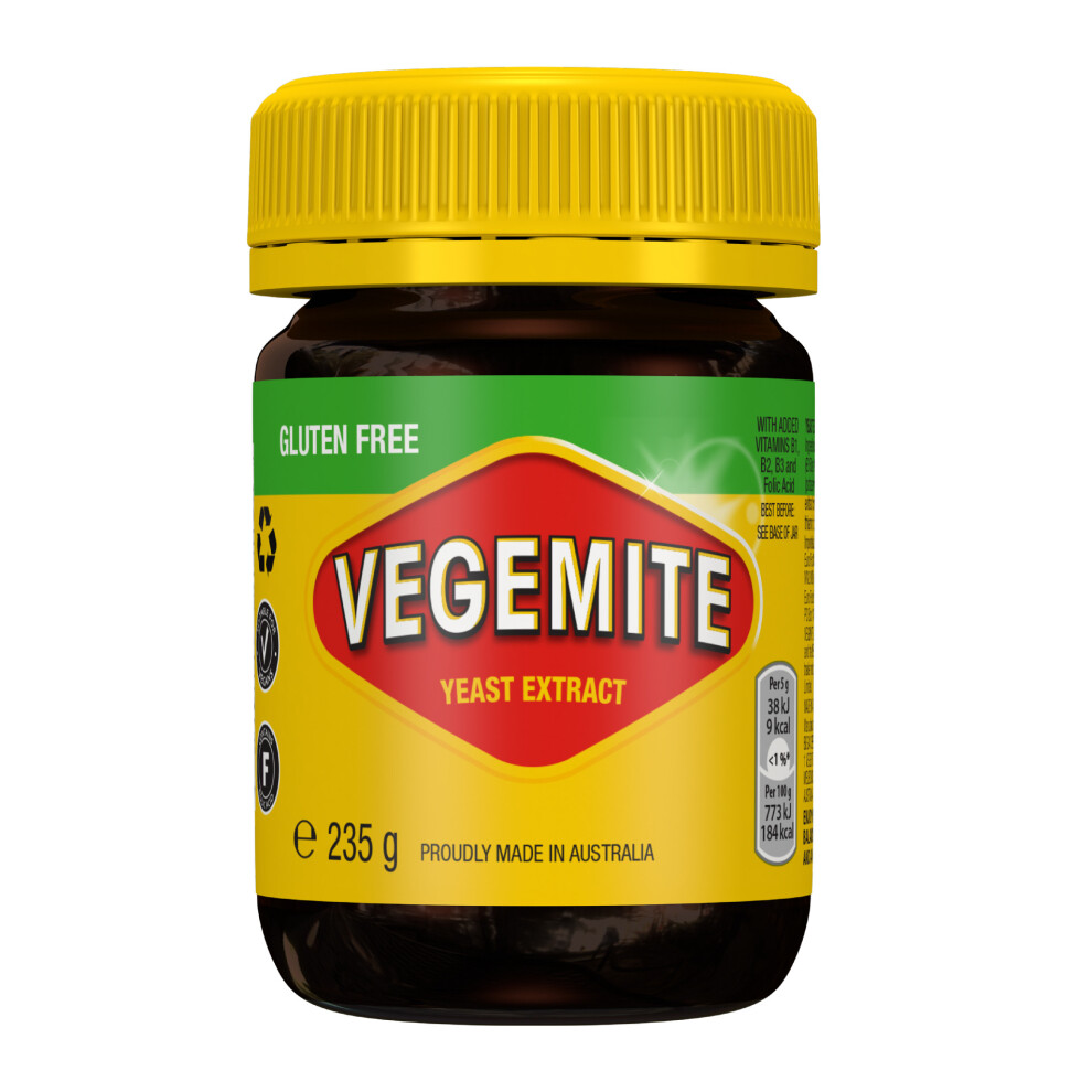 Vegemite Gluten Free 235g (Pack of 8)