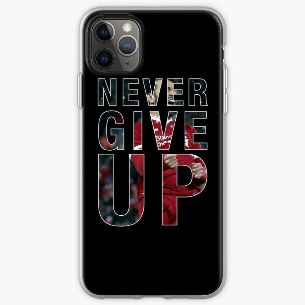 Phone Case Never Give Up Mo Salah Champion. Lfc For Iphone Samsung 14 13 12 11 Plus Pro Max Galaxy S23 S22 Ultra Note 20 10 8671829718241