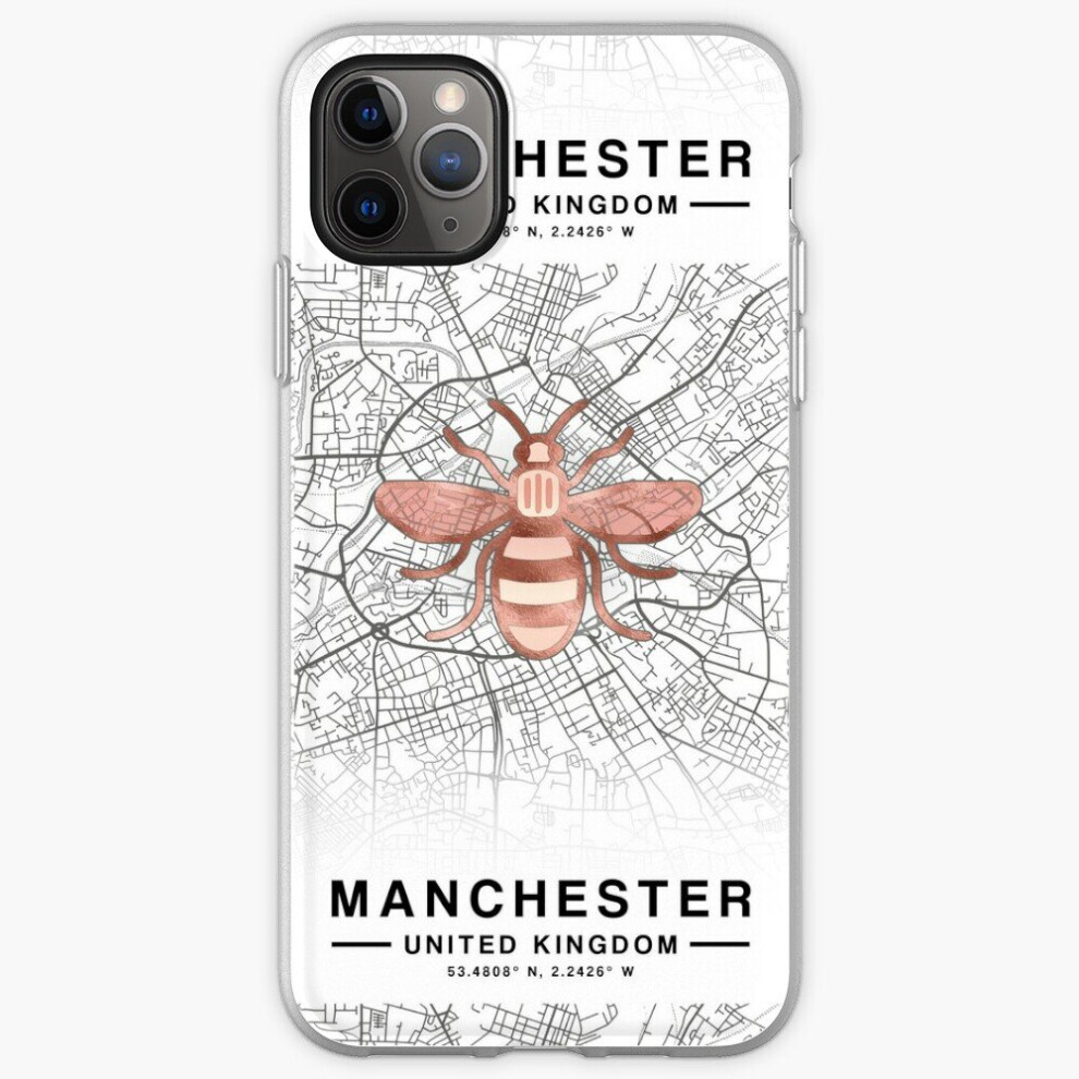Phone Case Manchester Bee For Iphone Samsung 14 13 12 11 Plus Pro Max Galaxy S23 S22 Ultra Note 20 10 8671829740709